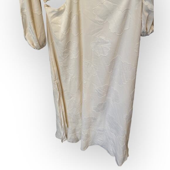 BOAMAR Bianca Balloon Sleeve Cutout Cover-Up Maxi Dress Size XL - Picture 11 of 16